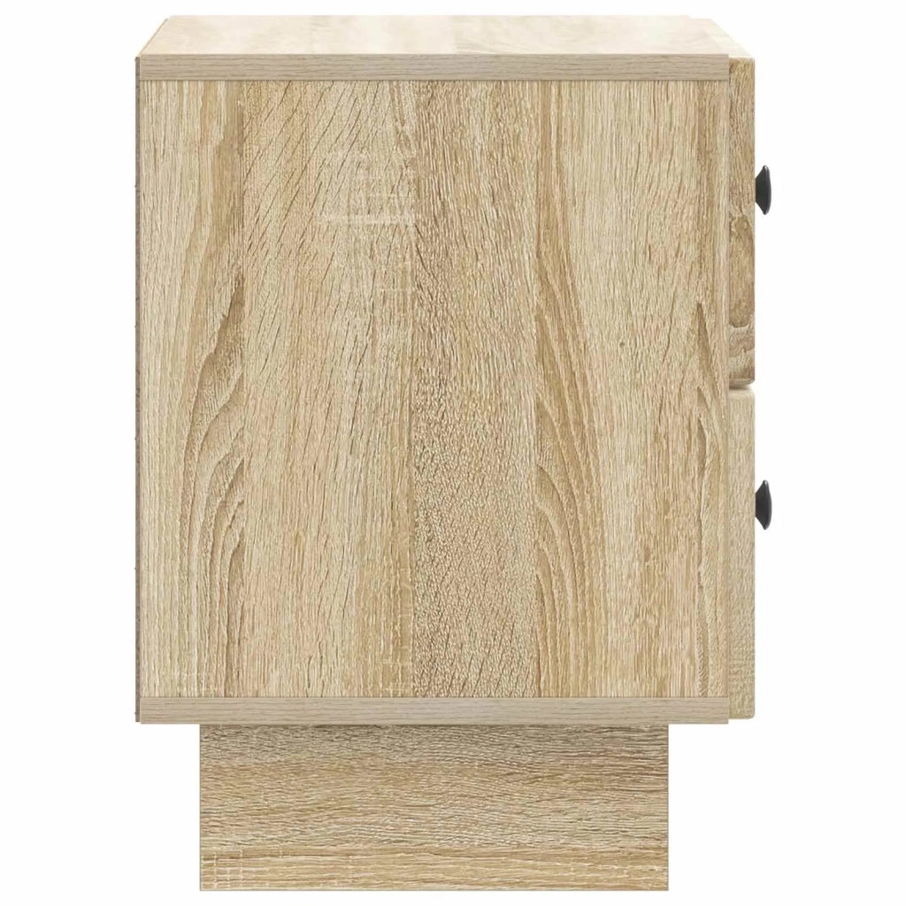 Armadio da Notte 2 pcs Rovere Sonoma 43 x 34,5 x 47,5 cm