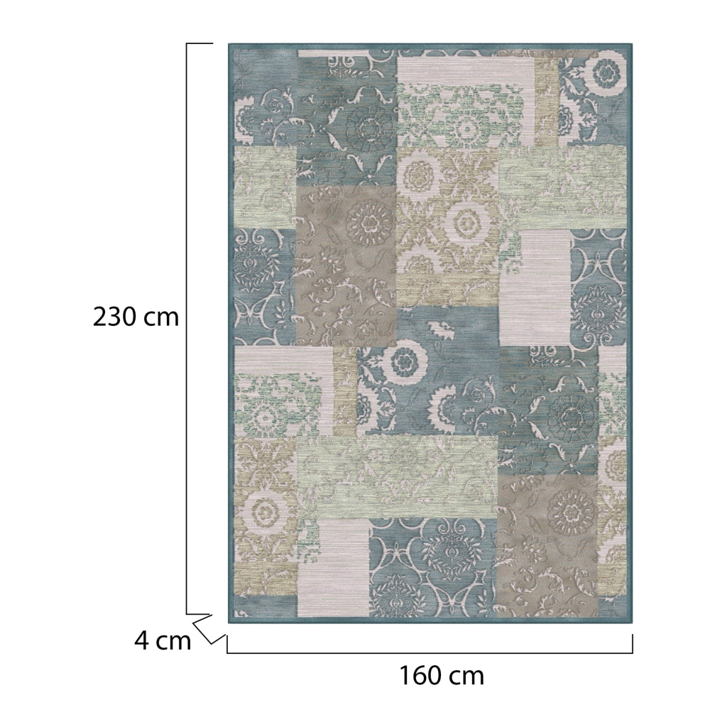 Lasoma, Tappeto Punti 820000 m2 Pelo 100% Viscosa Ciniglia, 230x160 cm Beige