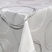 Tela da tavolo, impermeabile, resistente all'acqua, effetto lotus, facile da pulire, quadrato