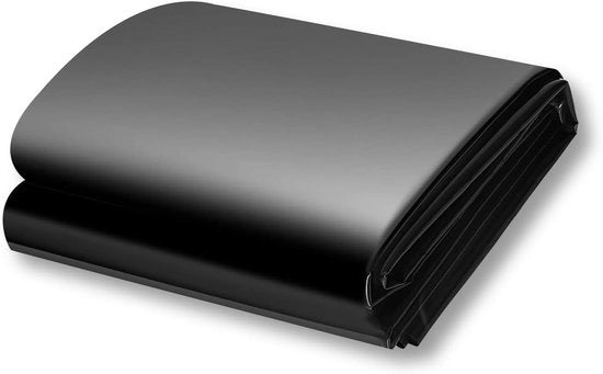 Foglia HDPE Nera 2 x 3 m - Foglia Idraulica Durevole per Giardino, Piscine e Orticoltura