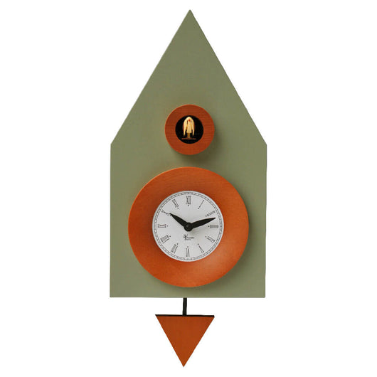 Orologio a Cucù da Parete 20X36X13Cm Pirondini Italia Dark Grigio Cemento