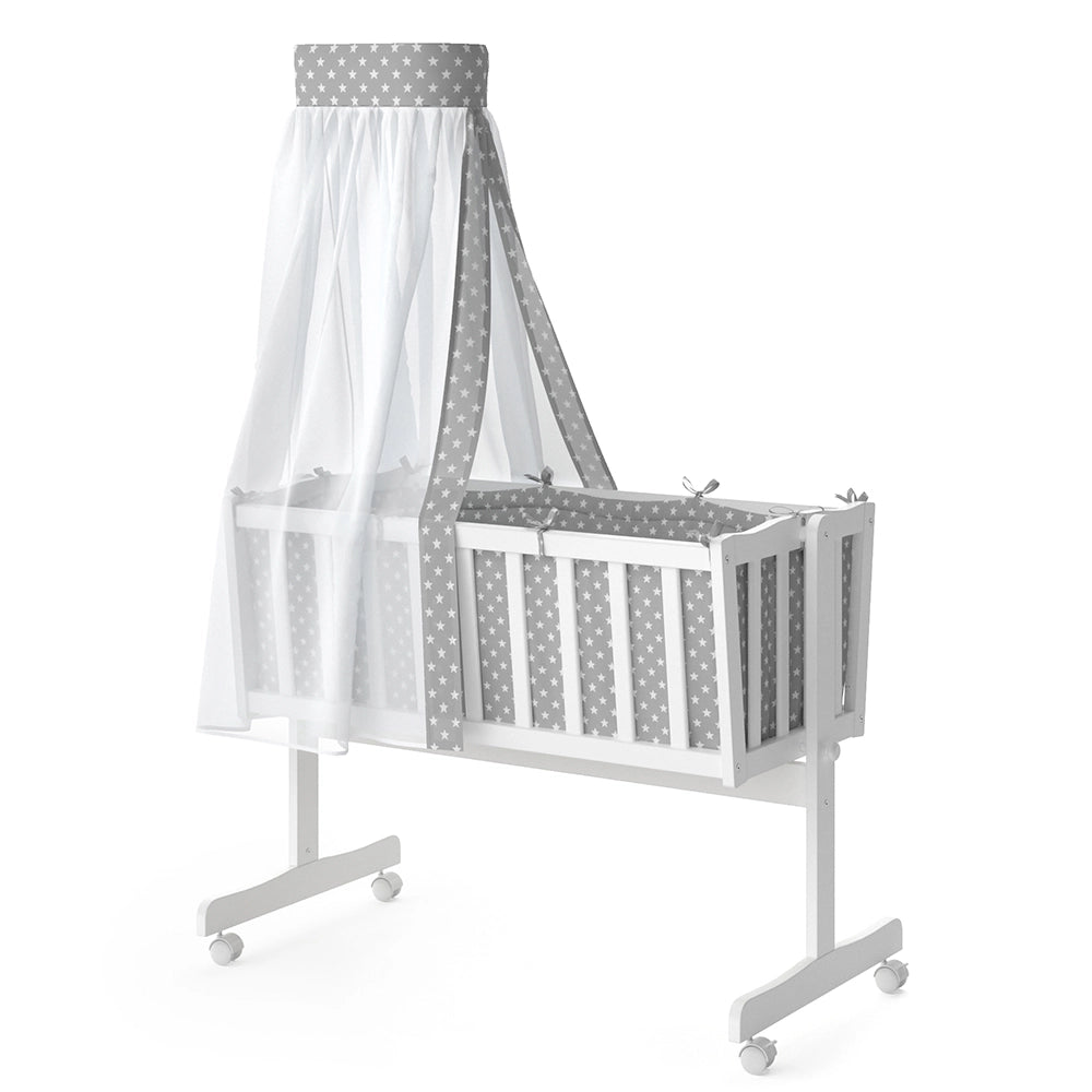 Vitalispa Lettino per bambini Bianco 40x90 con ruote