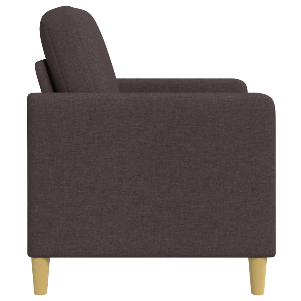 Divano con Storage Marrone Scuro 72 x 78 x 87 cm Poliestere 42036867