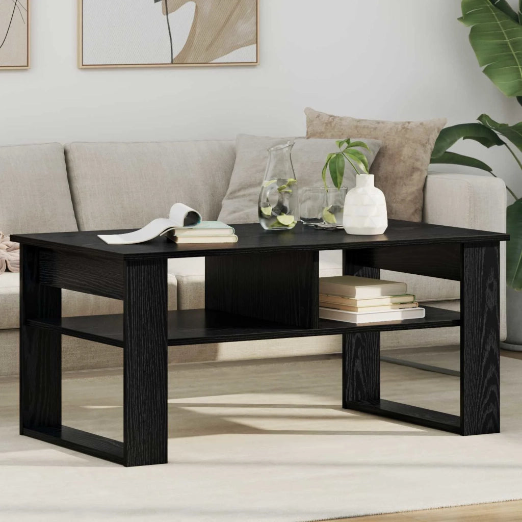 Tavolino da salotto Rovere Nero 96 x 54 x 44 cm