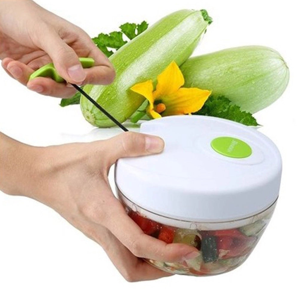Trade Shop - Speedy Chopper Tagliatutto Manuale Frutta Verdura Affettatrice Taglia Trita -