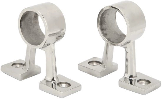 Fitting per Handrail Marittimo - Connettore per Leva - Acciaio Inossidabile - Appoggio Beugola - Adatto per Tubi da 1 pollice