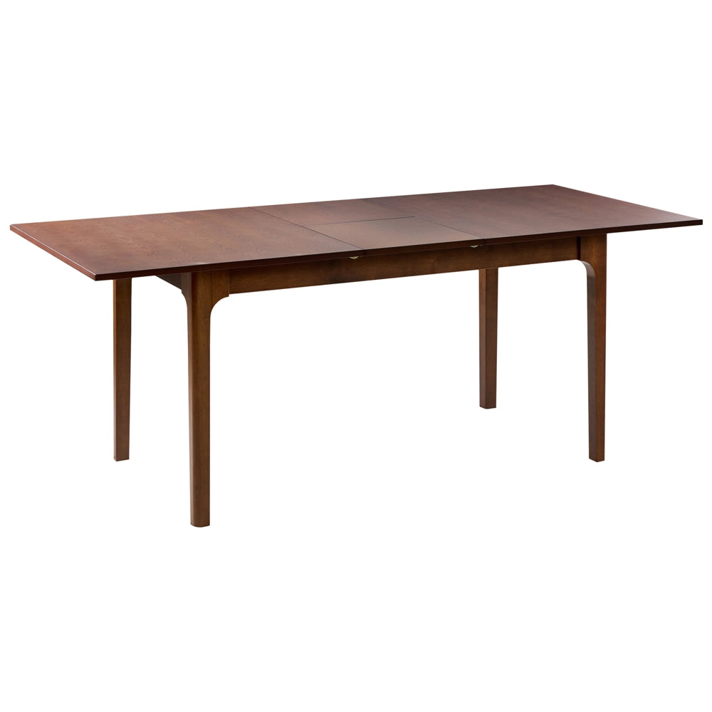 Tavolo da pranzo allungabile in legno di frassino scuro 160/200 x 90 cm Piano impiallacciato in frassino Tavolo da cucina