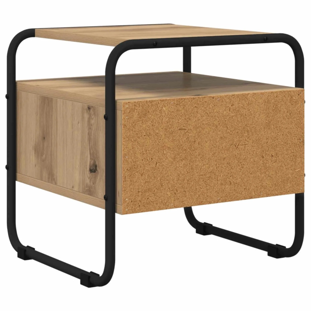 Armadio da Notte 2 pz Rovere Artigianale 40 x 39,5 x 40 cm 8007682