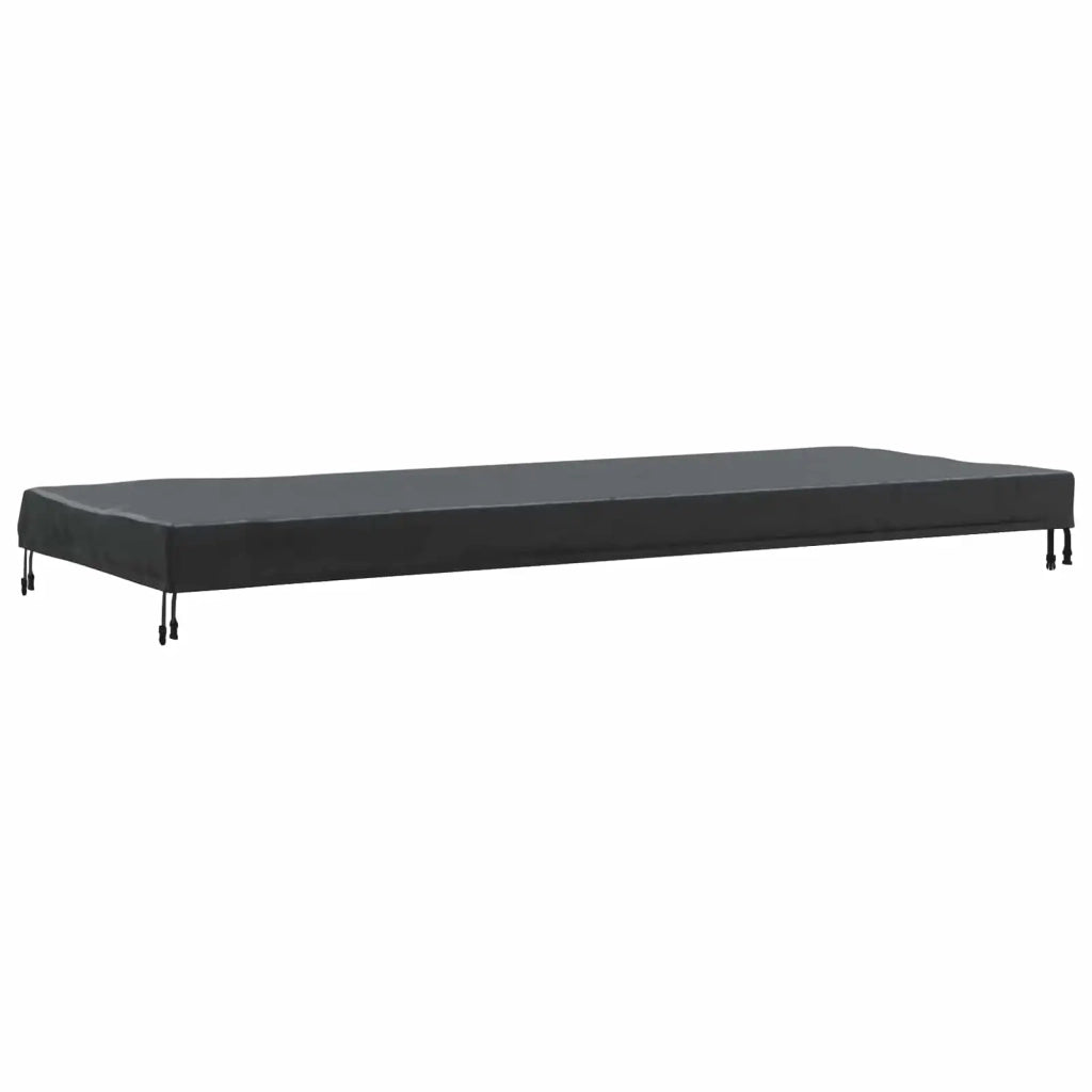 Copertura Tavolo Tinta unita Nero 102 x 262 x 15 cm Tessuto 4106129
