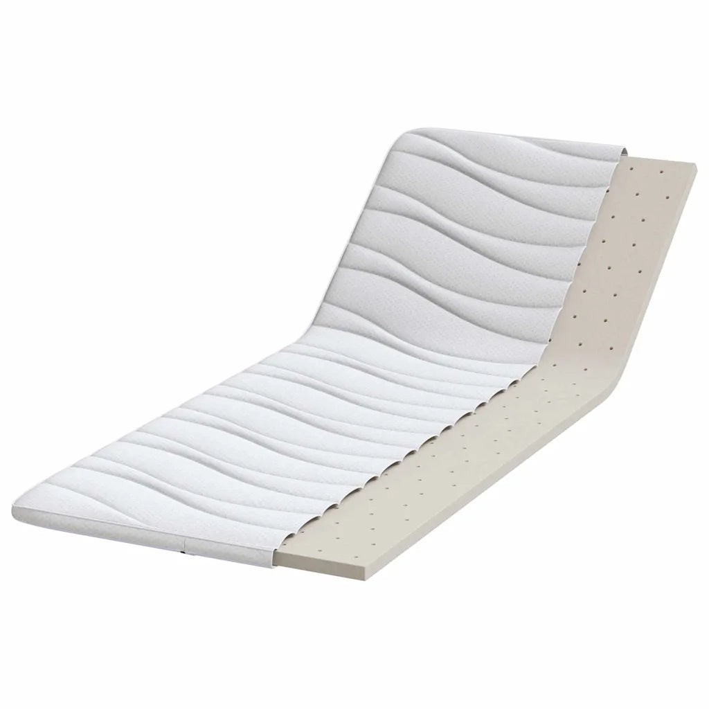 Topper per materasso Bianco 70 x 200 cm Tessuto a maglia 4106401