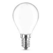 LAMPADINA LED SFERA E14 6W 2700K 806LM OPALE