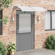 Tettoia per Porta Grigia 150x100 cm Policarbonato 153570