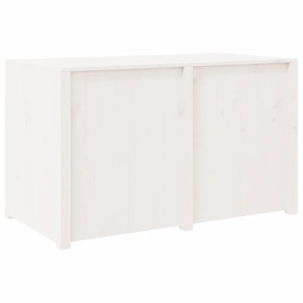 Mobile da Cucina da Esterno Bianco 106x55x64 cm Legno Massello di Pino