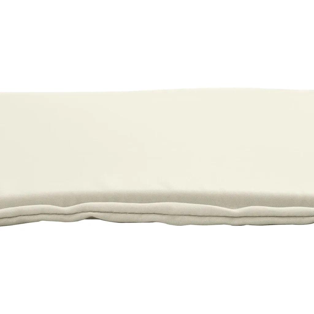 vidaXL Imbottitura per Seduta Giardino 4pz Crema 45x45x2 cm Quadrata