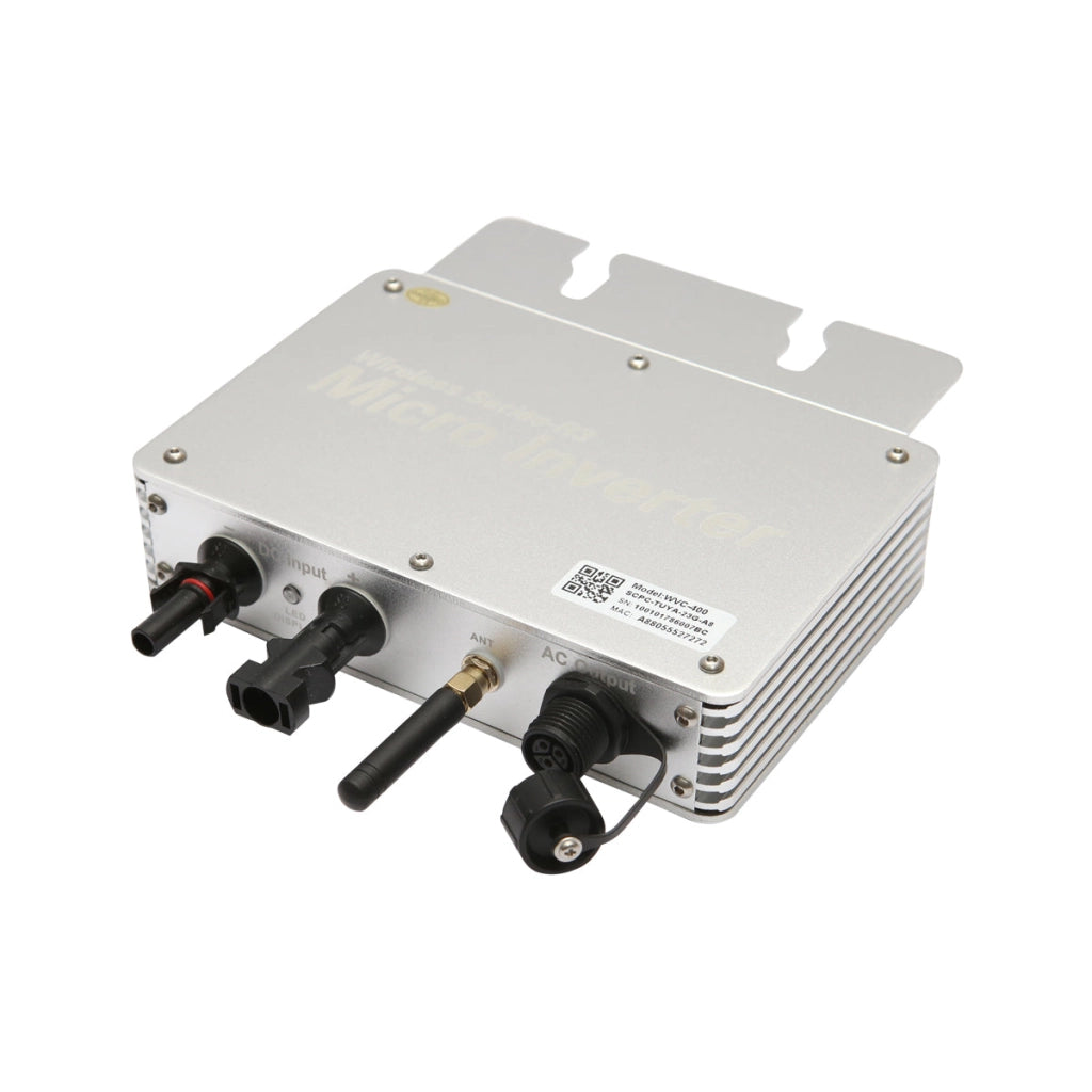 Microinverter per pannelli solari fotovoltaici 400W, 230V, WiFi, IP65, MPPT