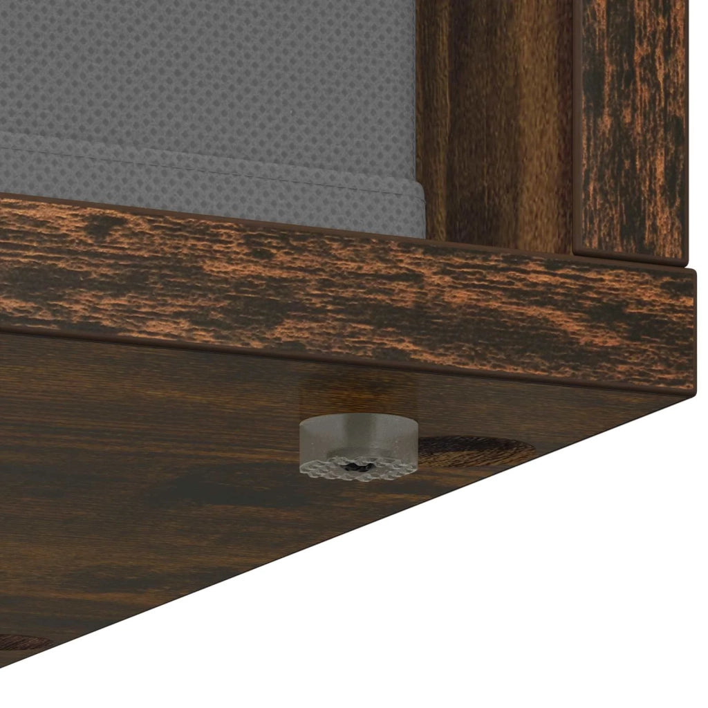 Credenza con cassetto Rovere fumé 25,5 x 22 x 69,5 cm