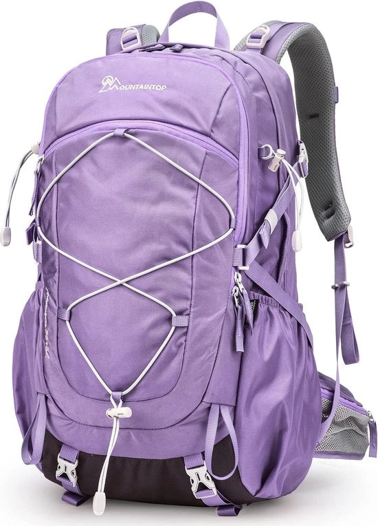 Zak da donna per escursioni, 40 litri, zaino multifunzionale per trekking, outdoor, zaino con copertura impermeabile