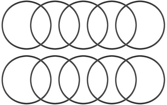 Set di O-ring in gomma nitrile - 10 pezzi - Flessibile e facile da installare - 58 mm diametro esterno - Set di sigillaggio per componenti meccanici