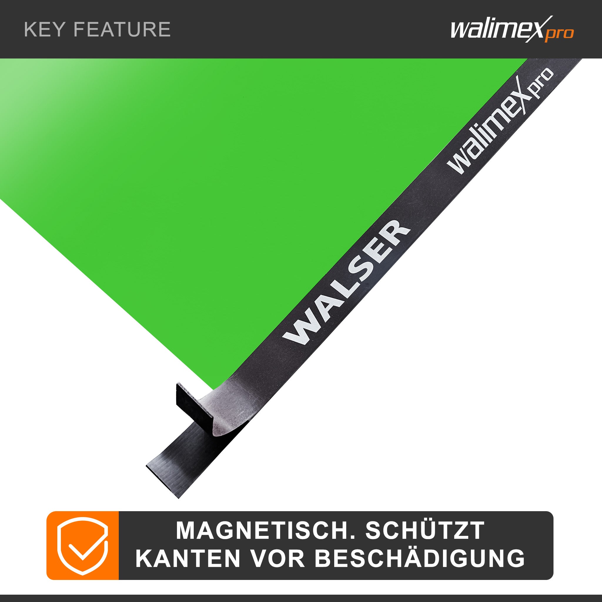 Nastro ponderale magnetico, 2,7 m, per la ponderazione di sfondi in carta e tessuto per lo studio fotografico, ideale per la fotografia in interno