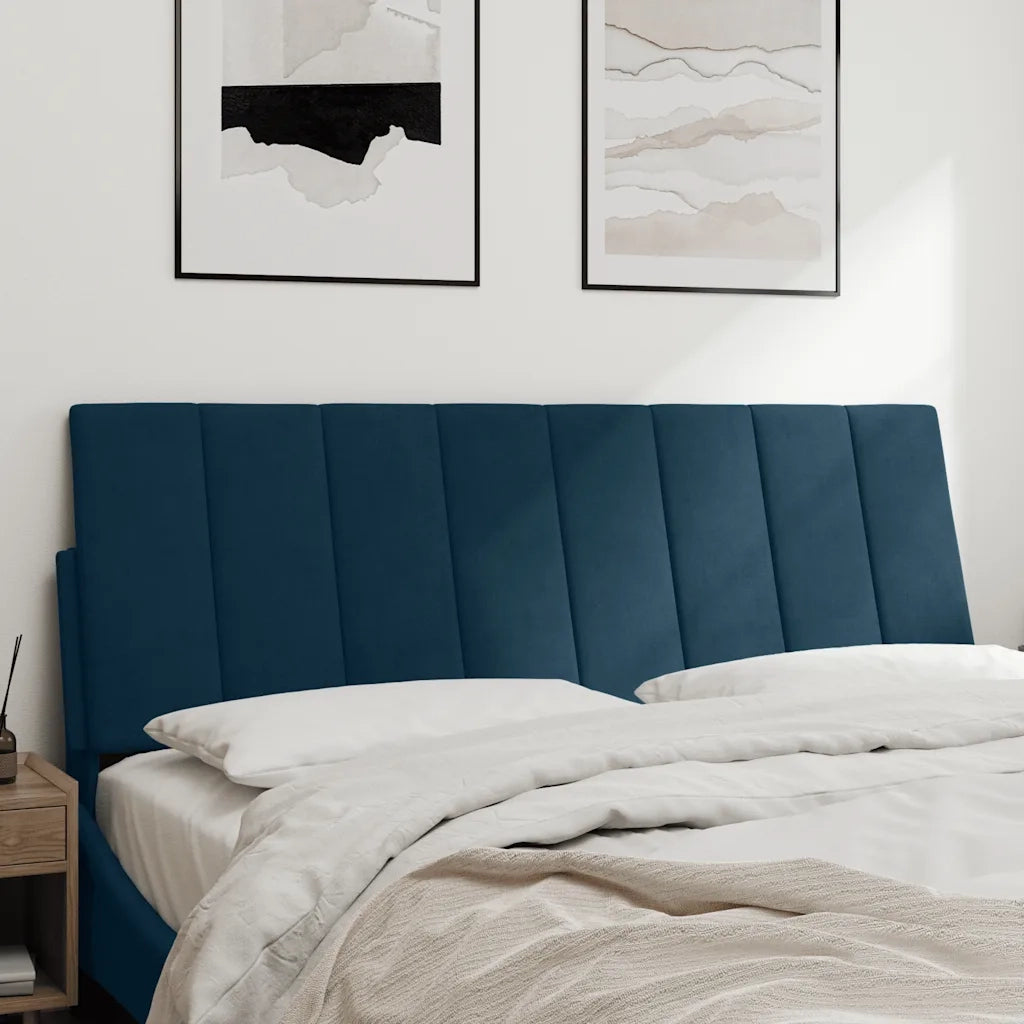 Cuscino Testiera Blu 140 cm in Vellutocod mxl 89602