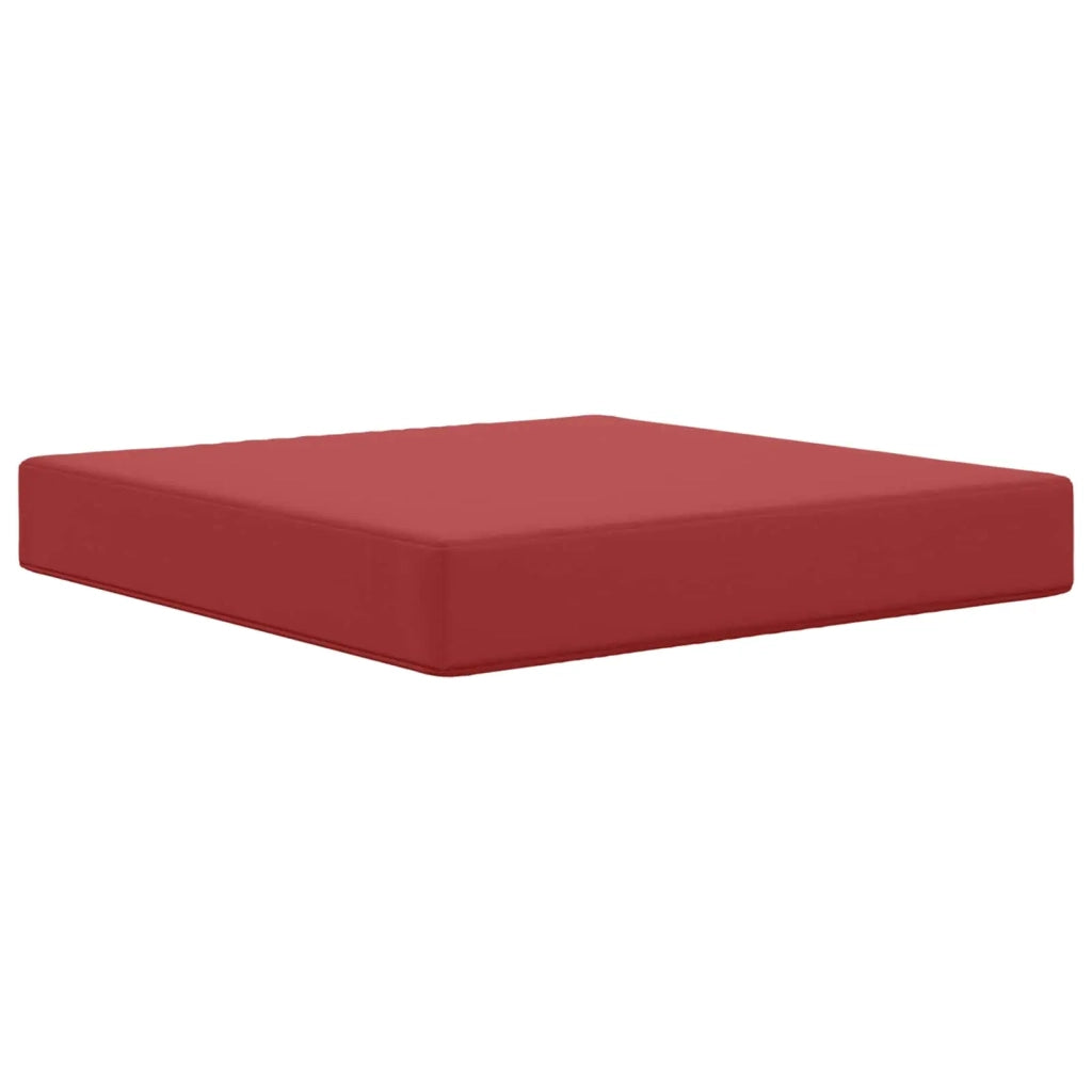 Cuscino per divano da esterno 3 pcs Rosso vino Poliestere