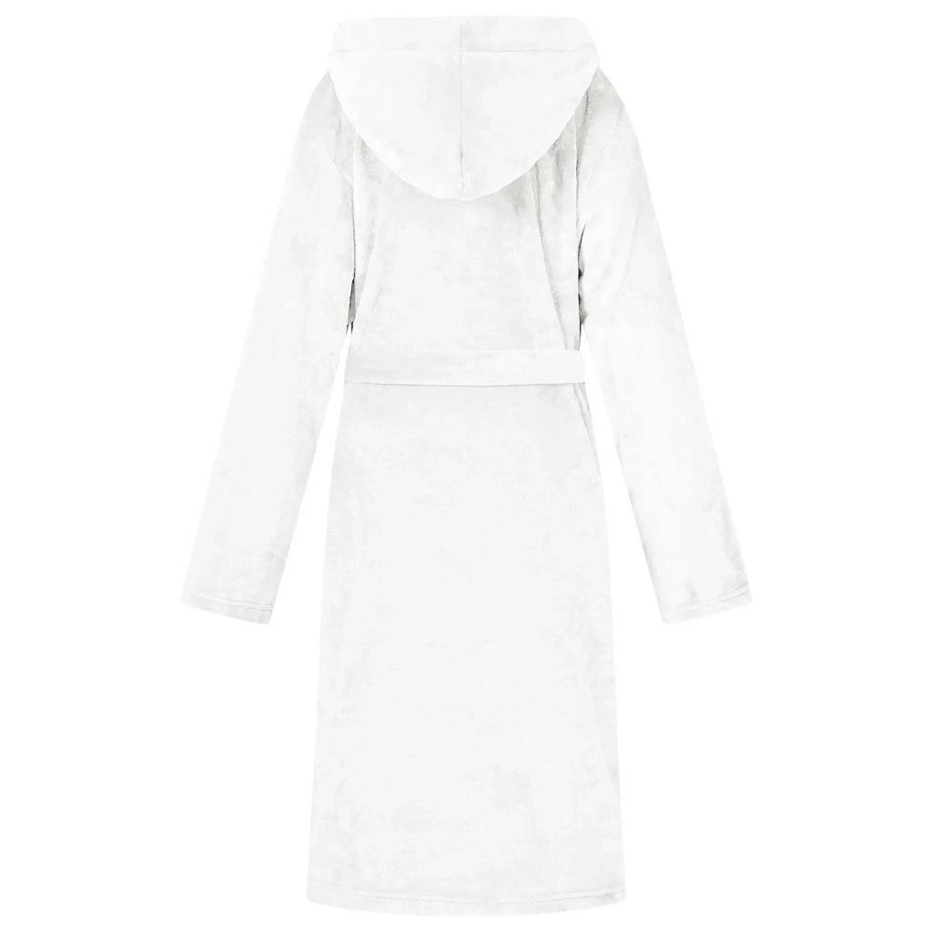 Accappatoio con Cappuccio Bianco s Flanella CFW8410696