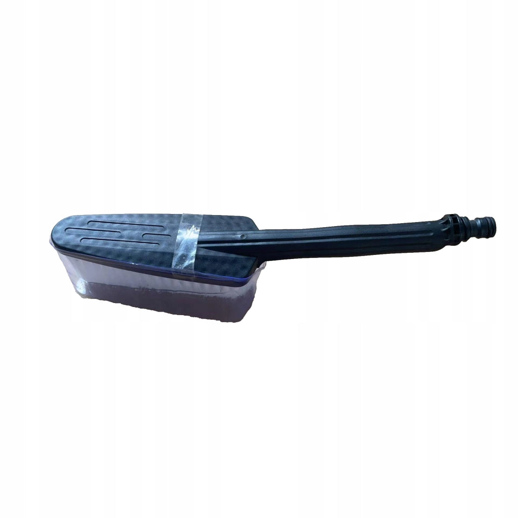 Spazzola per Lavaggio Auto con Attacco Tubo – Setole Morbide | Materiale Resistente | Ergonomica | Nero