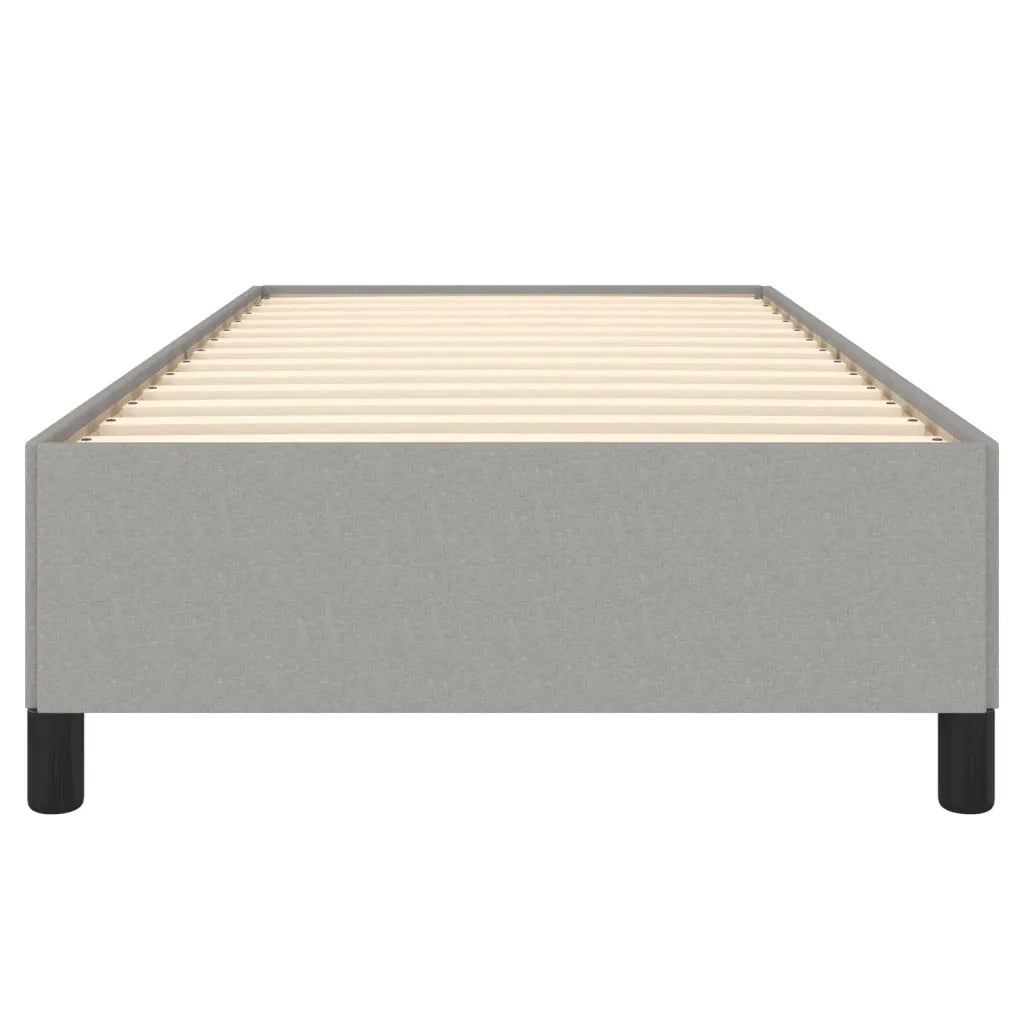 Giroletto senza Materasso Grigio Chiaro 100x200 cm Tessuto 347042