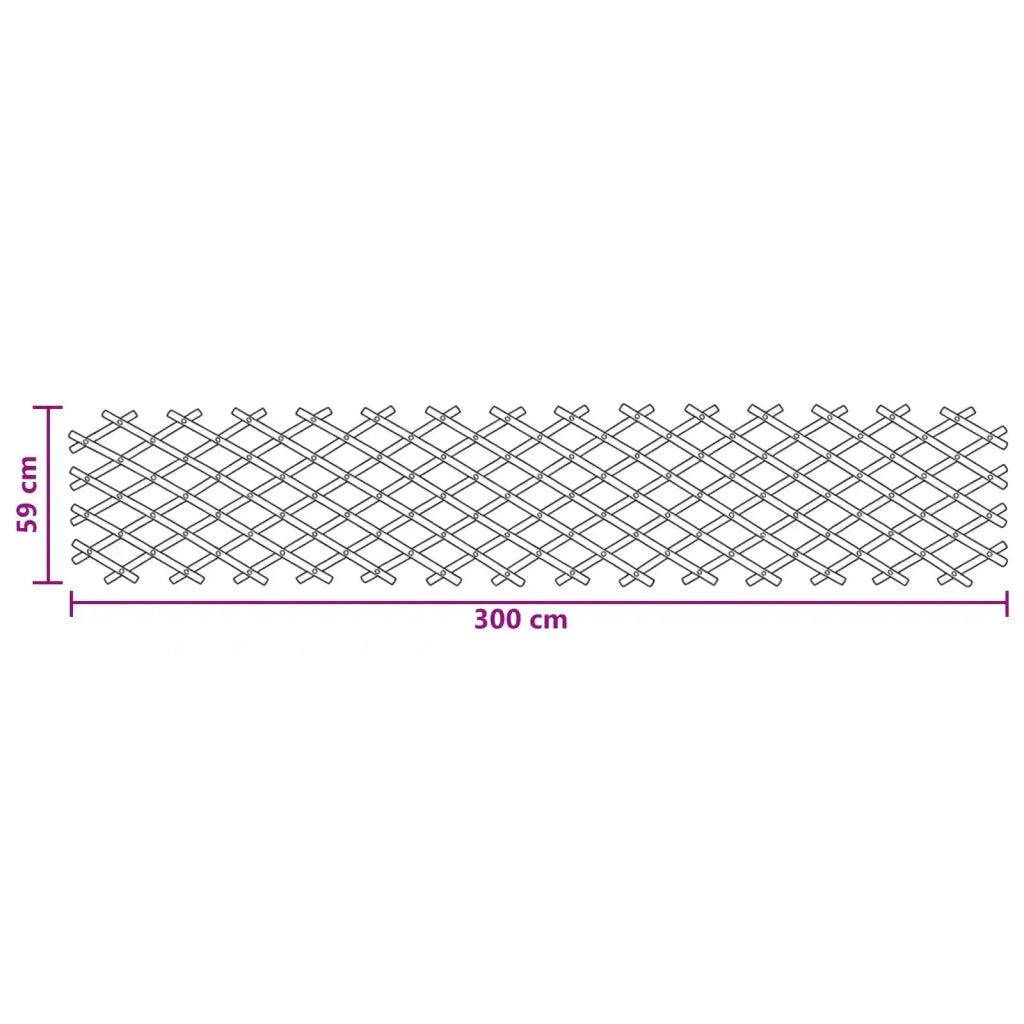 Recinto Trellis Espandibile 2 pz Marrone Chiaro 100 x 105 cm CFW9078196