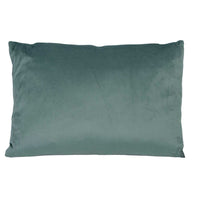 Cuscino Decorativo Rettangolare 35x50xh10 cm in Velluto Verde Salvia