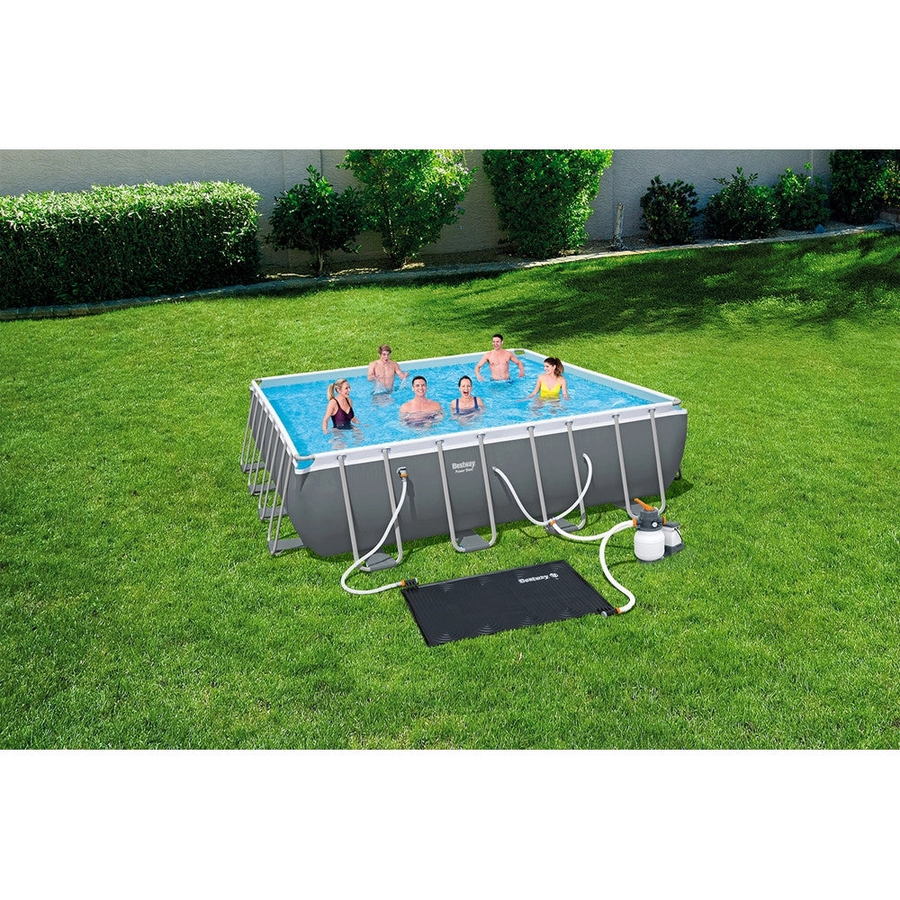 Trade Shop - Pannello Tappetino Riscaldatore A Energia Solare Per Piscina Fuori Terra 110x171cm 58423 -