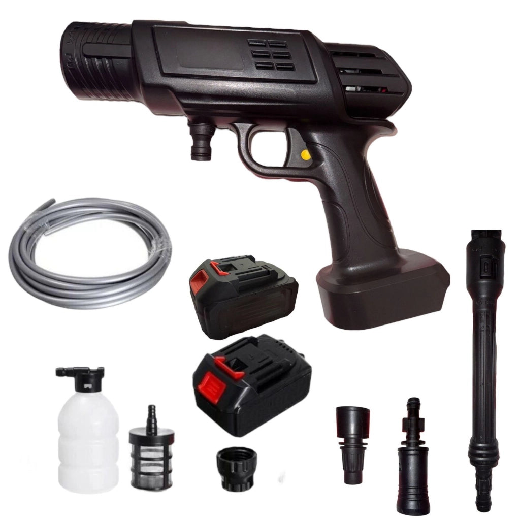 Idropulitrice Portatile a doppia Batteria 48V 140W Alta Pressione 3L/min Auto Moto LT-902