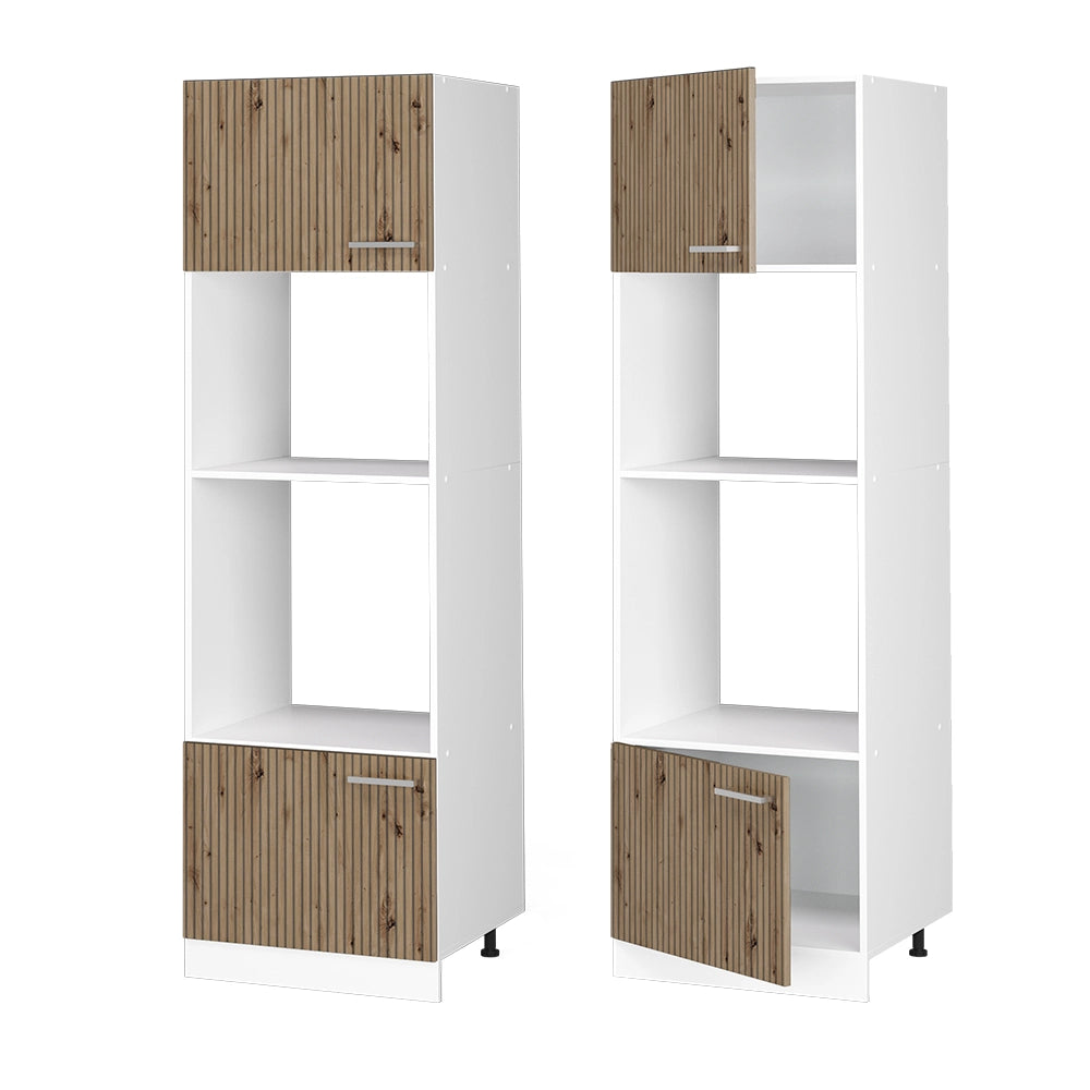 Vicco Set mobili bagno Rovere artigianale 60 cm