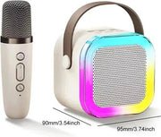 Set di Karaoke per Adulti - Set di Karaoke per Bambini - Bluetooth - Set di Karaoke con Microfono Senza Fili - Mini Set di Karaoke