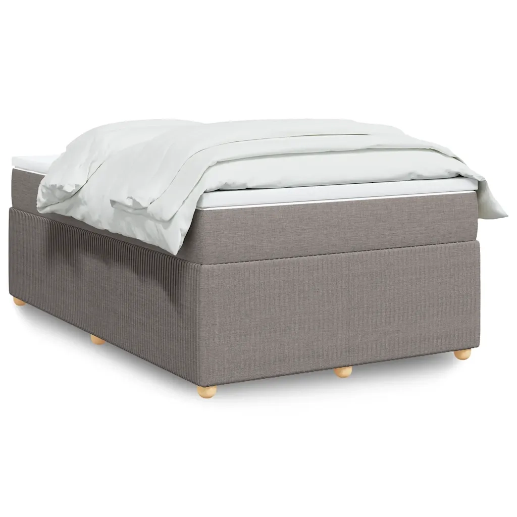 Giroletto a Molle con Materasso Tortora 120x190 cm in Tessuto 3285557