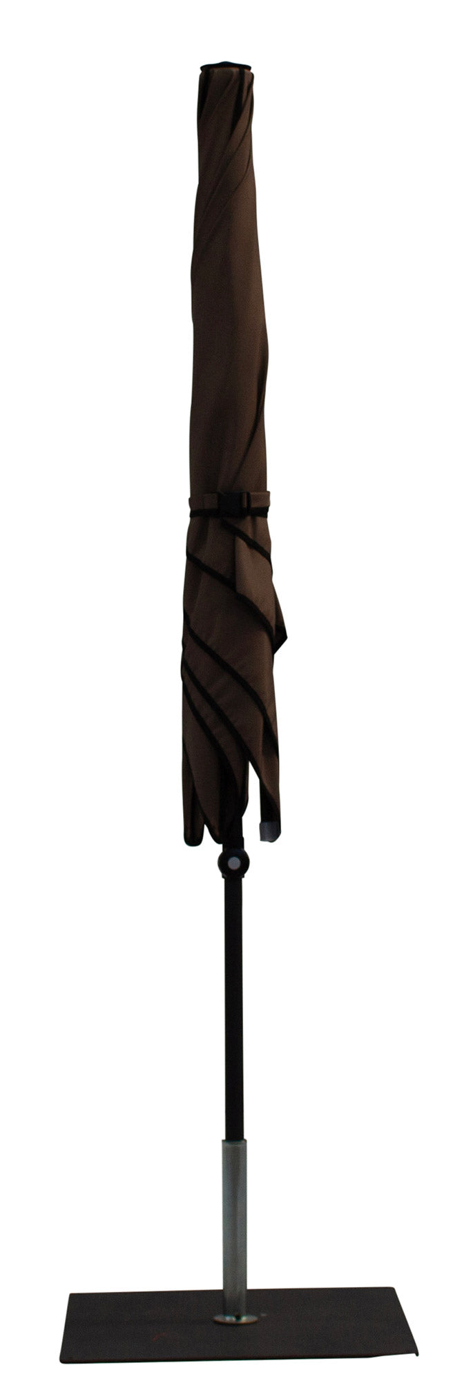 Ombrellone da Giardino 2x2 m Palo Ø38 mm in Alluminio Tessuto Dralon Acrilico Border Taupe