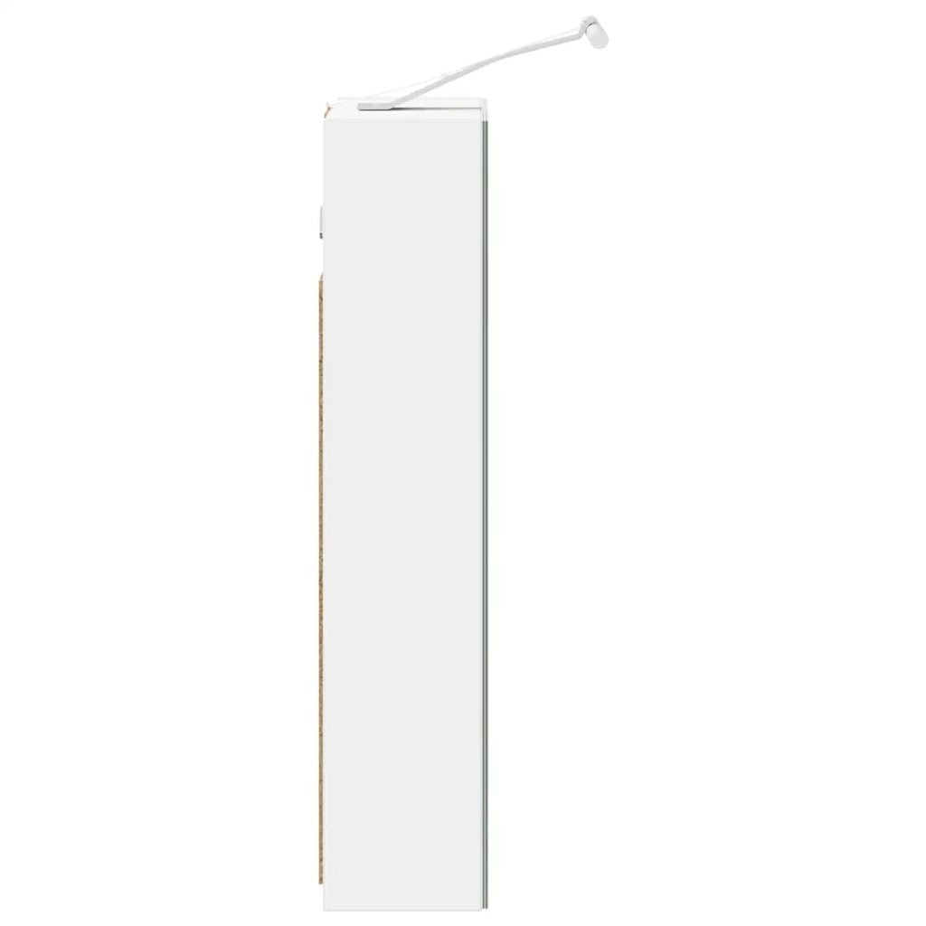 Mobiletto per specchio da bagno Bianco 30 x 10,5 x 50 cm