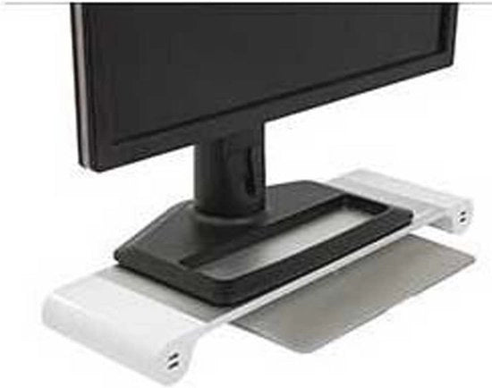 Sostegno Ergonomico per Monitor con 4 Porte USB di Ricarica per Scrivania