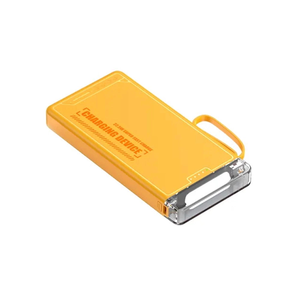 Trade Shop - Power Bank Portatile A Ricarica Rapida Da 12000 Mah Con Luce Led 4 Cavi Integrati Q-dc456 -