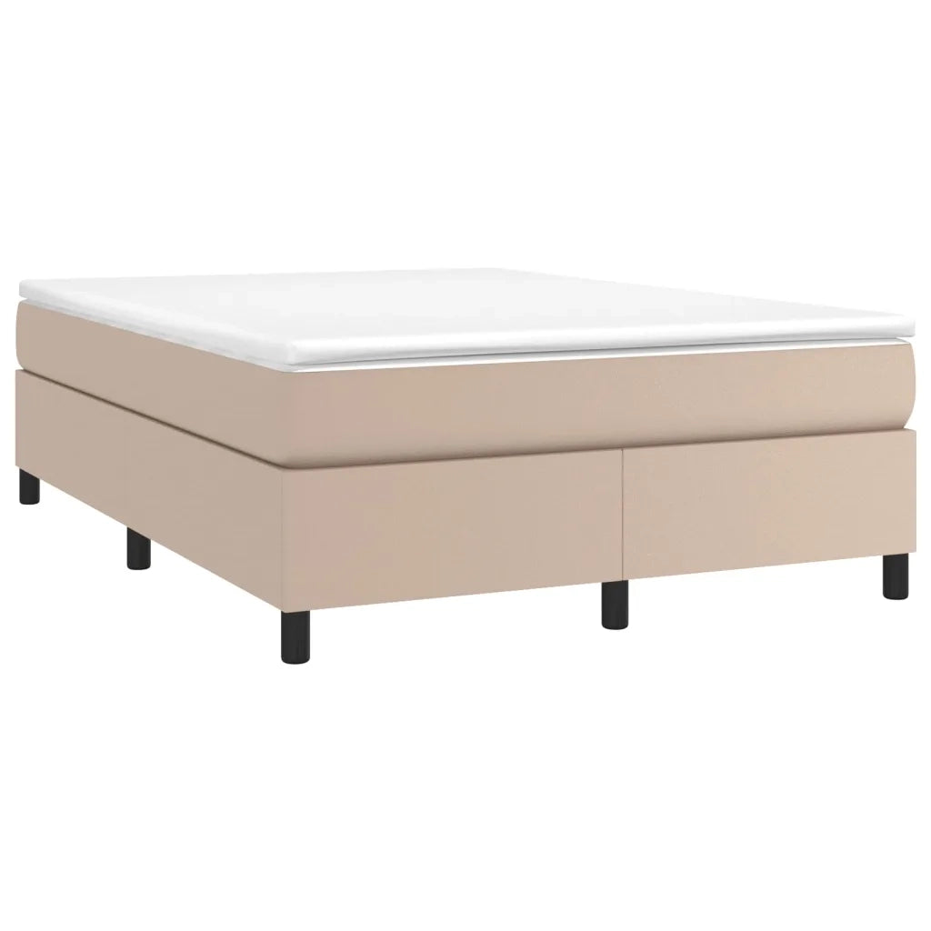 Giroletto a Molle con Materasso Cappuccino 180x200cm Similpelle 3144625