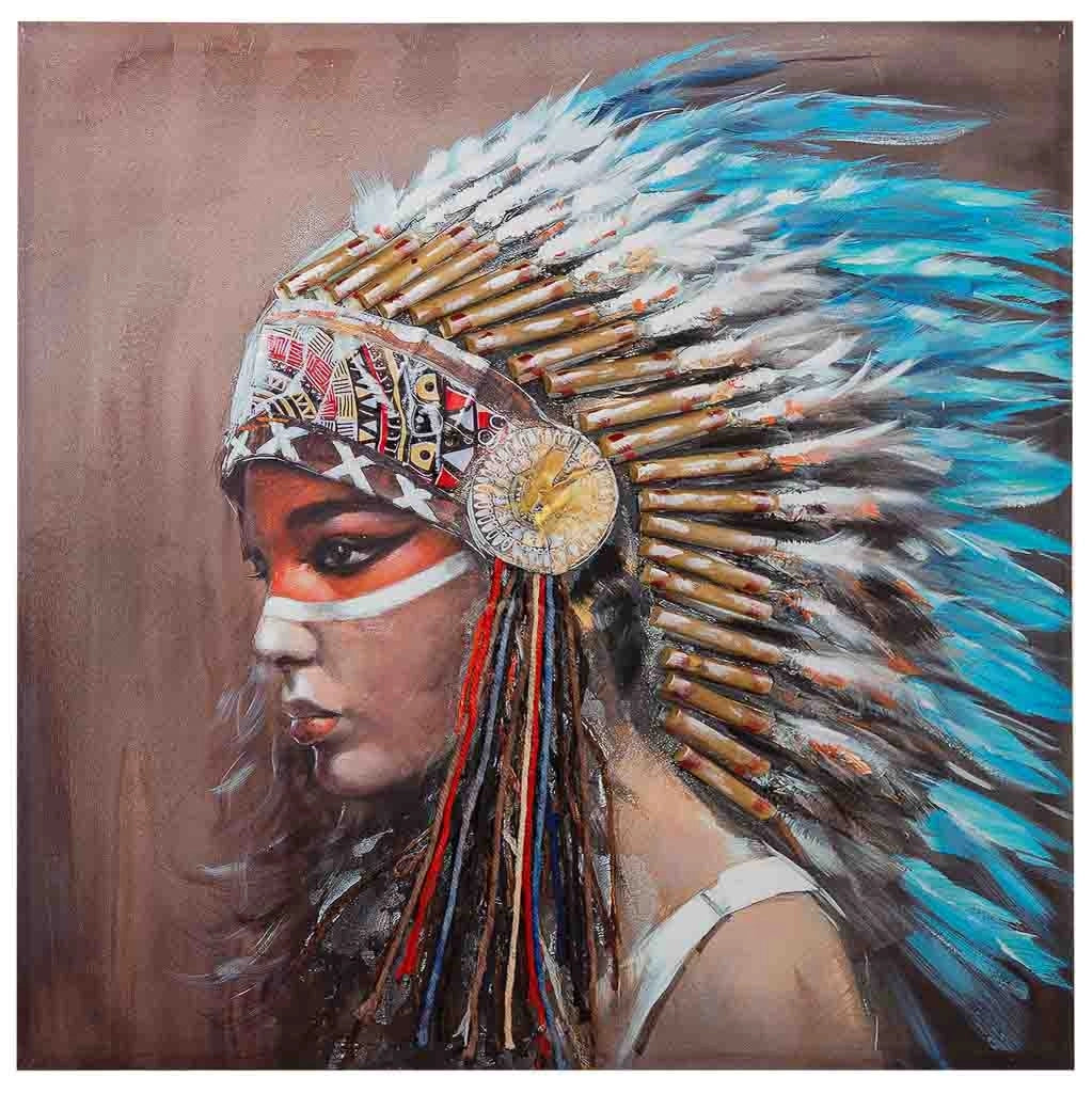 Quadro dipinto a mano con rilievo grigio 100x100x3h