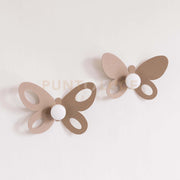 Set ganci appendiabiti di design Butterfly (2pz) Beige