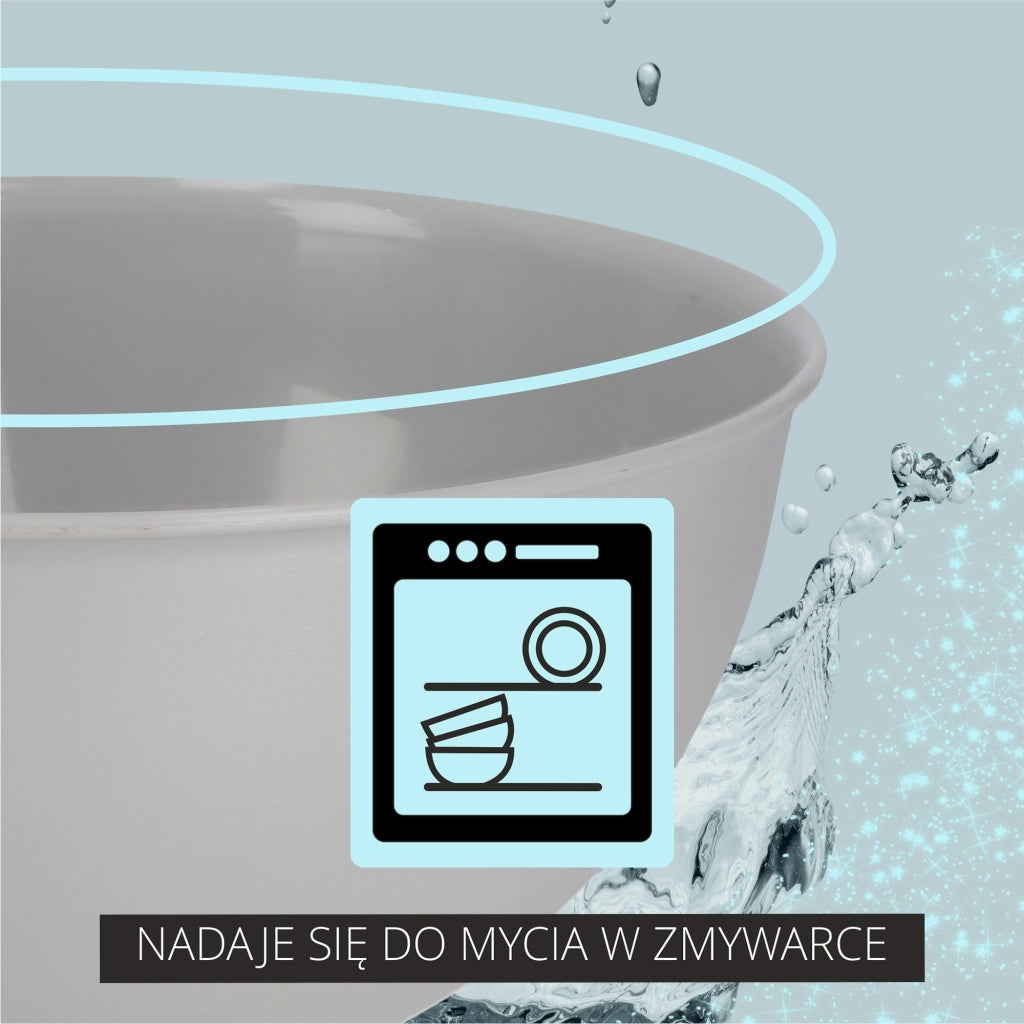 Ciotola da cucina in plastica KADAX, 1 litro, piccola, universale, per macedonia di frutta, 16 cm