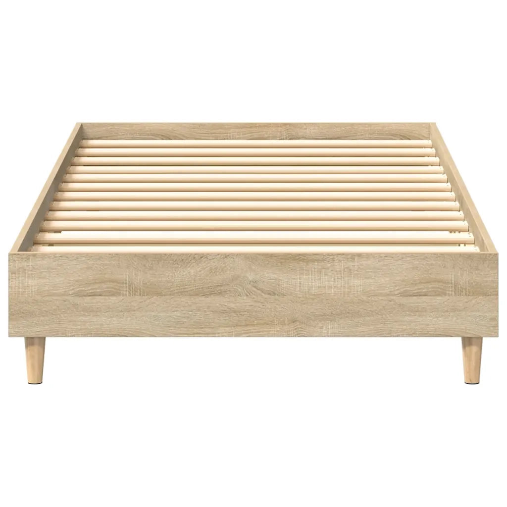 vidaXL Giroletto senza Materasso Rovere Sonoma 90x190 cm in Truciolato
