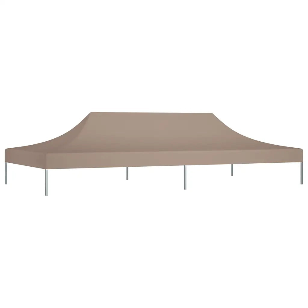 Tetto per Tendone per Feste 6x3 m Grigio Talpa 270 g/mÂ² cod mxl 64197