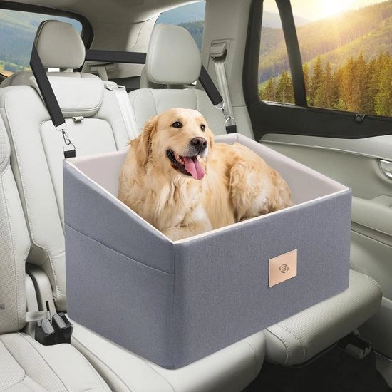Sedile Auto per Cani con Cintura - Sedile per Cani - Sedile per Cani Auto - Sedile per Cani con Cintura - Sedile per Cani Auto con Cintura - Sedile per Cani con Cintura