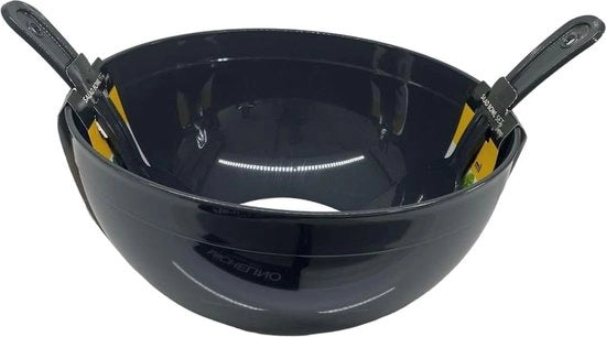 Slakom XXL con coperchio, capacità 5500 ml, resistente alla lavastoviglie, ideale per insalate, barbecue o patatine, colore grigio