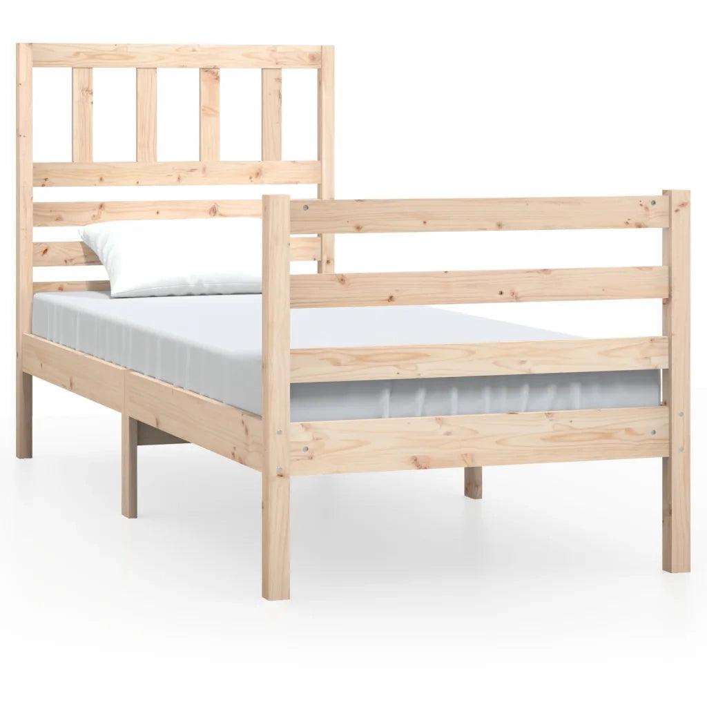 Giroletto-Struttura Letto 75x190 cm Small Single in Legno Massello 657899