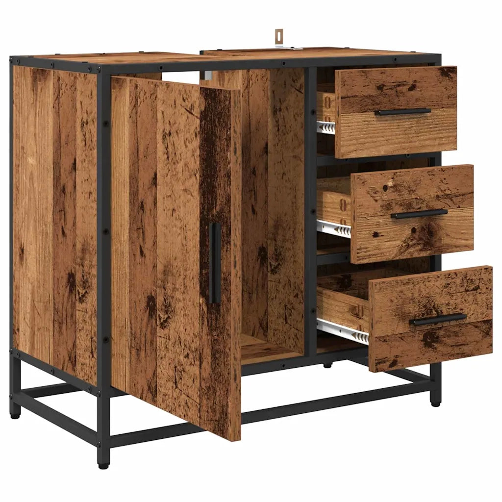 Mobile da Bagno Legno vecchio 65 x 33 x 60 cm Legno multistrato