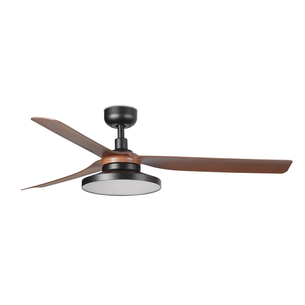PUNT TAK M Ventilatore nero/noce 4000K